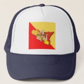 Sicilia 🇮🇹 ☀️ truckerkappe (Vorderseite)