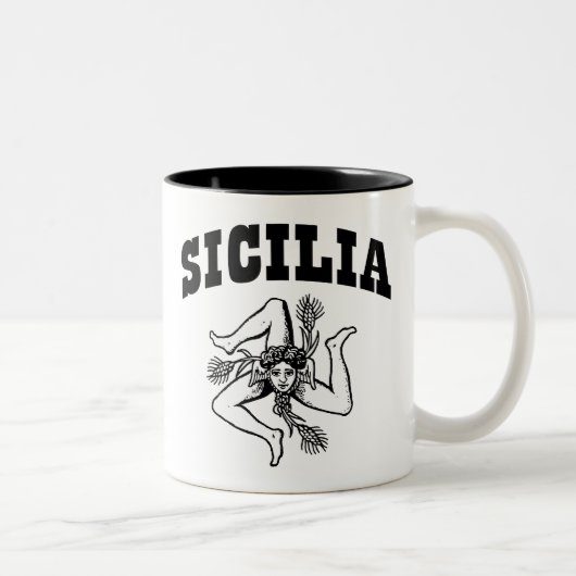 Sicilia Zweifarbige Tasse (Rechts)
