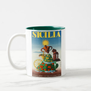 SICILIA ZWEIFARBIGE TASSE