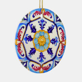 Sicilian Baroque Flower I Keramik Ornament (Rechts)