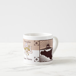 Sicilian Family Personalized Espresso cup Espressotasse