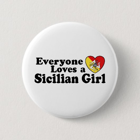 Sicilian Girl Button (Vorderseite)