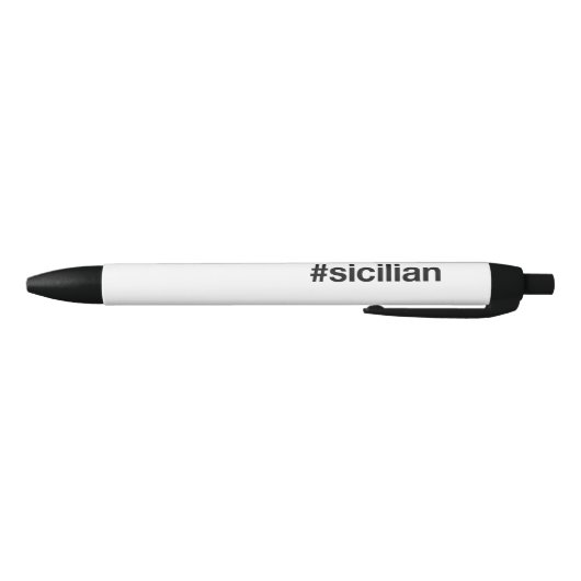 SICILIAN Hashtag Kugelschreiber (Unterseite)