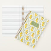 Sicilian Lemon + Sage Trellis Personalized Notizblock (Innen)