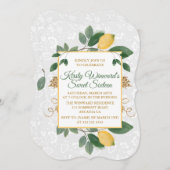 Sicilian Lemons 16 . Geburtstag Einladung (Vorne/Hinten)