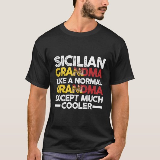 Sicilian Oma Sicily T-Shirt (Vorderseite)