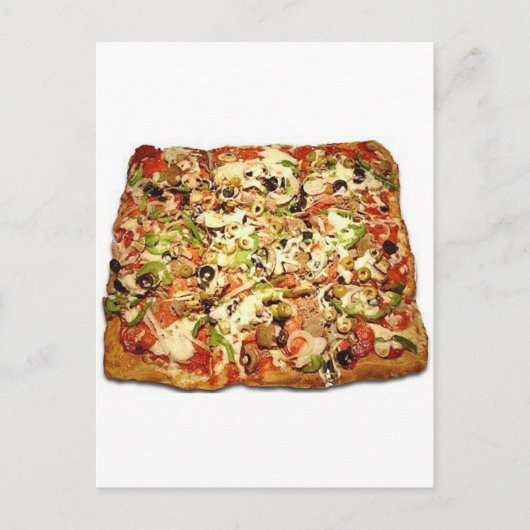 SICILIAN PIZZA PIE POSTKARTE (Vorderseite)