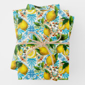  Sicilian style, summer art   Geschenkpapier Set (Beispiel)