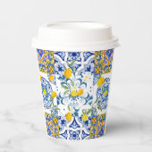 Sicilian style,summer art       pappbecher (Vorderseite)