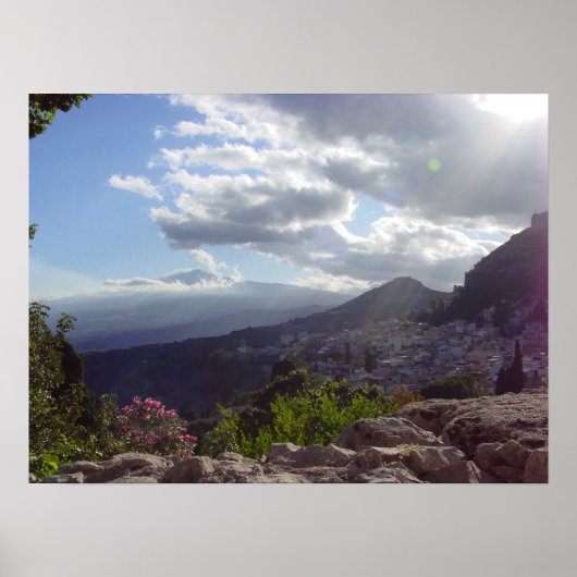 Sicilian Sun Rays Poster (Vorne)