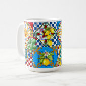 Sicilian tiles,majolica,lemons  kaffeetasse (Vorderseite Links)