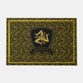 Sicilian Trinacria Baroque Doormat Fußmatte (Vorderseite)