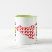 Sicilian Trinacria Design  Coffee Mug Tasse (Zentrum)