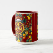 Sicilian Trinacria Design Tasse (Vorderseite Links)