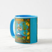 Sicilian Trinacria Design  Tasse (Vorderseite Links)
