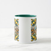 Sicilian Trinacria Design  Tasse (Zentrum)