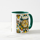 Sicilian Trinacria Design  Tasse (VorderseiteRechts)