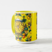 Sicilian Trinacria Design Tasse (Vorderseite Links)