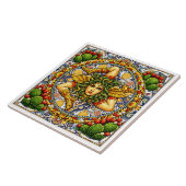 Sicilian Trinacria   Fliese (Seite)