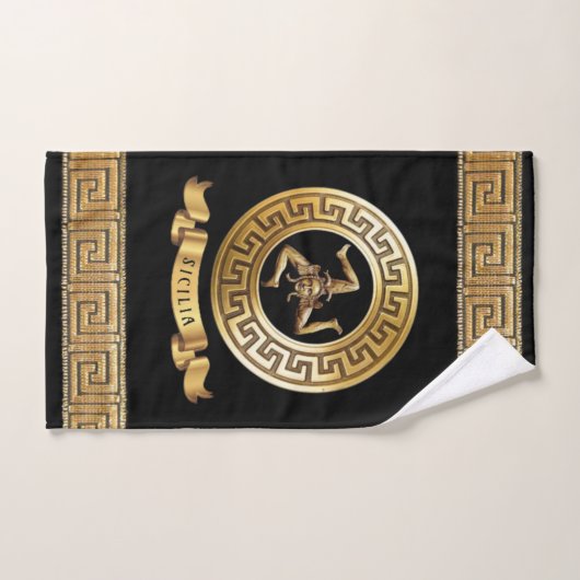 Sicilian Trinacria Handtuchgeschenk Set (Handtuch)