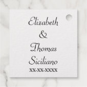 Sicilian Trinacria Ihr Text Geschenkanhänger (Rückseite)