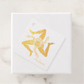 Sicilian Trinacria Ihr Text Geschenkanhänger (Mit Box)