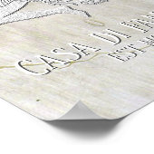 Sicilian Trinacria Ihr Text Poster (Ecke)