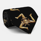 Sicilian Trinacria Krawatte (Gerollt)