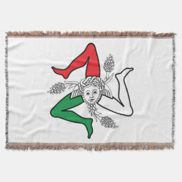 Sicilian Trinacria Medusa Design Decke