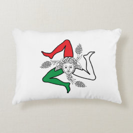 Sicilian Trinacria Medusa Design Dekokissen