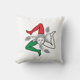 Sicilian Trinacria Medusa Design Kissen