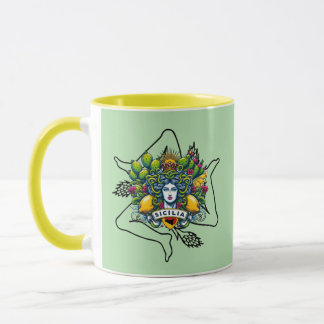 Sicilian Trinacria Mug Tasse
