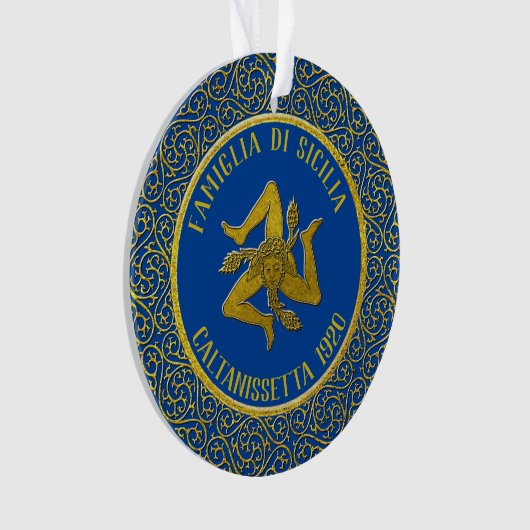Sicilian Trinacria Ornament (Vorderseite)