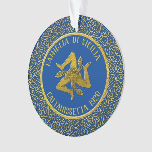 Sicilian Trinacria Ornament (Vorderseite)