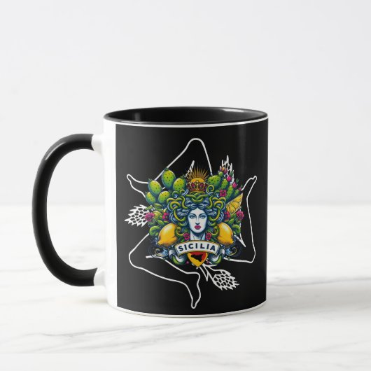 Sicilian Trinacria Tasse (Links)