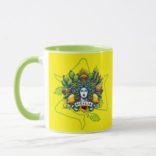 Sicilian Trinacria Tasse (Links)