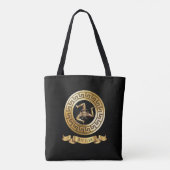 Sicilian Trinacria Tote Bag Tasche (Rückseite)
