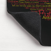 Sicilian Word Art Map Mousepad (Ecke)