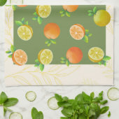 Sicily Citrus Wall Art | Italienisch Orange & Lemo Geschirrtuch (Gefaltet)