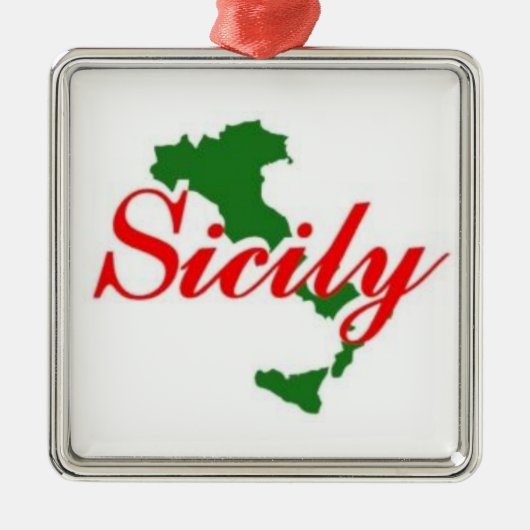 SICILY - DIE ITALIENISCHE ORNAMENT FÜR IHREN BAUM (Vorne)