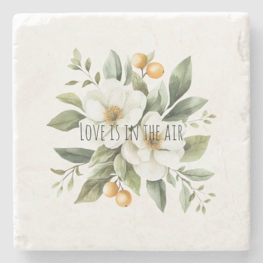 Sicily Italian Rustic Blue Stripes Bridal Shower Steinuntersetzer (Vorderseite)