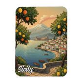 Sicily Italy Magnet (Vertikal)