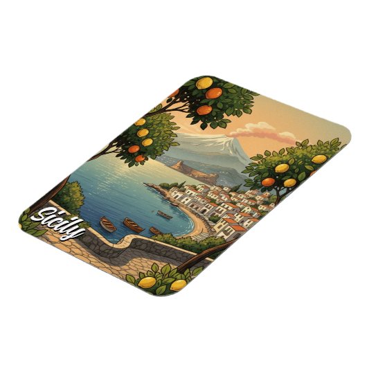 Sicily Italy Magnet (Linke Seite)