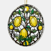 Sicily Lemon Tree Souvenir Keramik Ornament (Links)