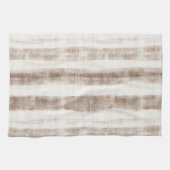 Sicily Rustic Brown Stripes  Geschirrtuch (Horizontal)
