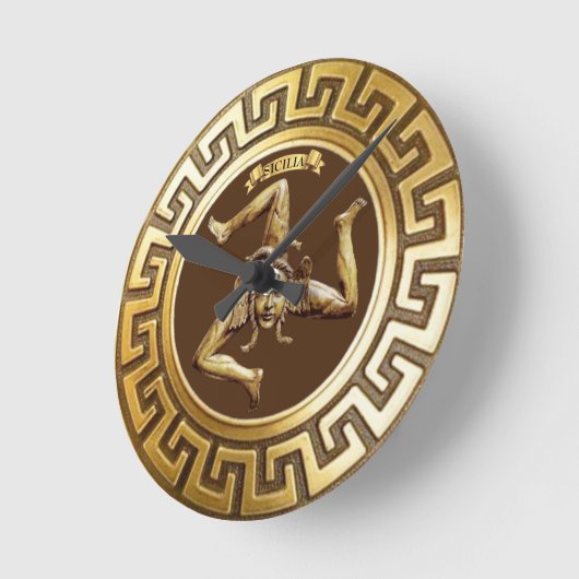 Sicily Wall Clock Runde Wanduhr (Winkel)