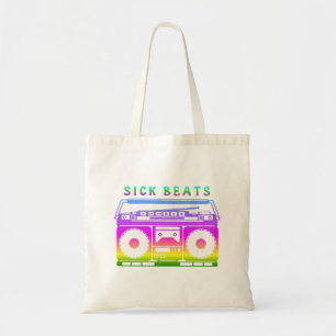 Sick Beats Stereo der 80er Jahre Tragetasche