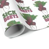 Sick Beets (Beats) Bunch Gemüsegarten Musik Geschenkpapier (Rolleneckpunkt)