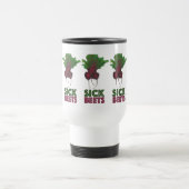 Sick Beets (Beats) Red Beet Vegetarian Funny Music Reisebecher (Mittel)
