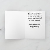 Sick Birthday Boston Karte (Innenseite)